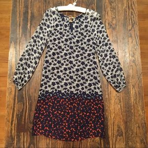 Tory Burch Silk Floral Print Dress